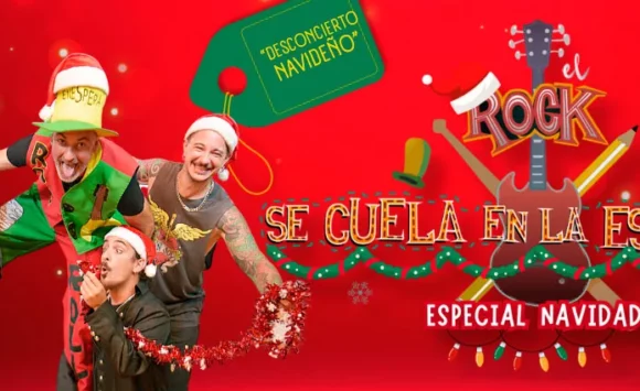 el rock se cuela en la escuela edición de navidad. El mejor concierto didáctico para estas navidades 2024 en los colegios españoles